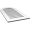 Ekena Millwork Round Top Surface Mount PVC Gable Vent: Non-Functional, w/ 3-1/2"W x 1"P Standard Frame, 20"W x 40"H GVPRT20X4001SN - alternate 5